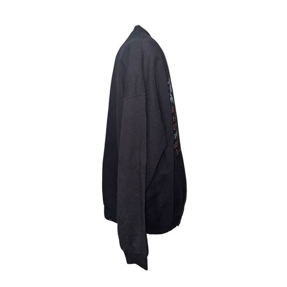 RARE VINTAGE MEN PURITAN Deer Hunter Graphic Sweatshirt  Men's L (42-44) Brown - Picture 2 of 7